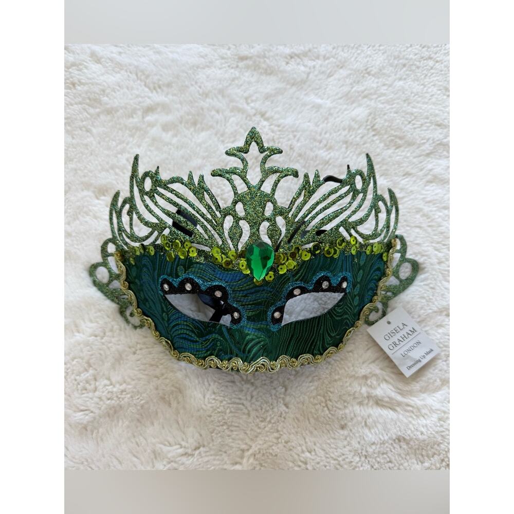 NWT!!! Gisela Graham London Masquerade glitter mask